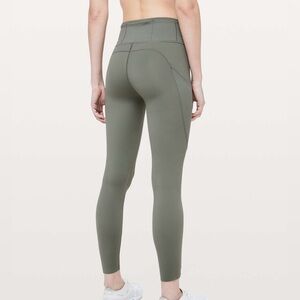 Lululemon Fast & Free 7/8 Tight *Nulux 25” - Grey Sage